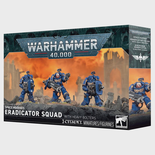 Warhammer 40K Adeptus Astartes Eradicators with Heavy Boltors Squad