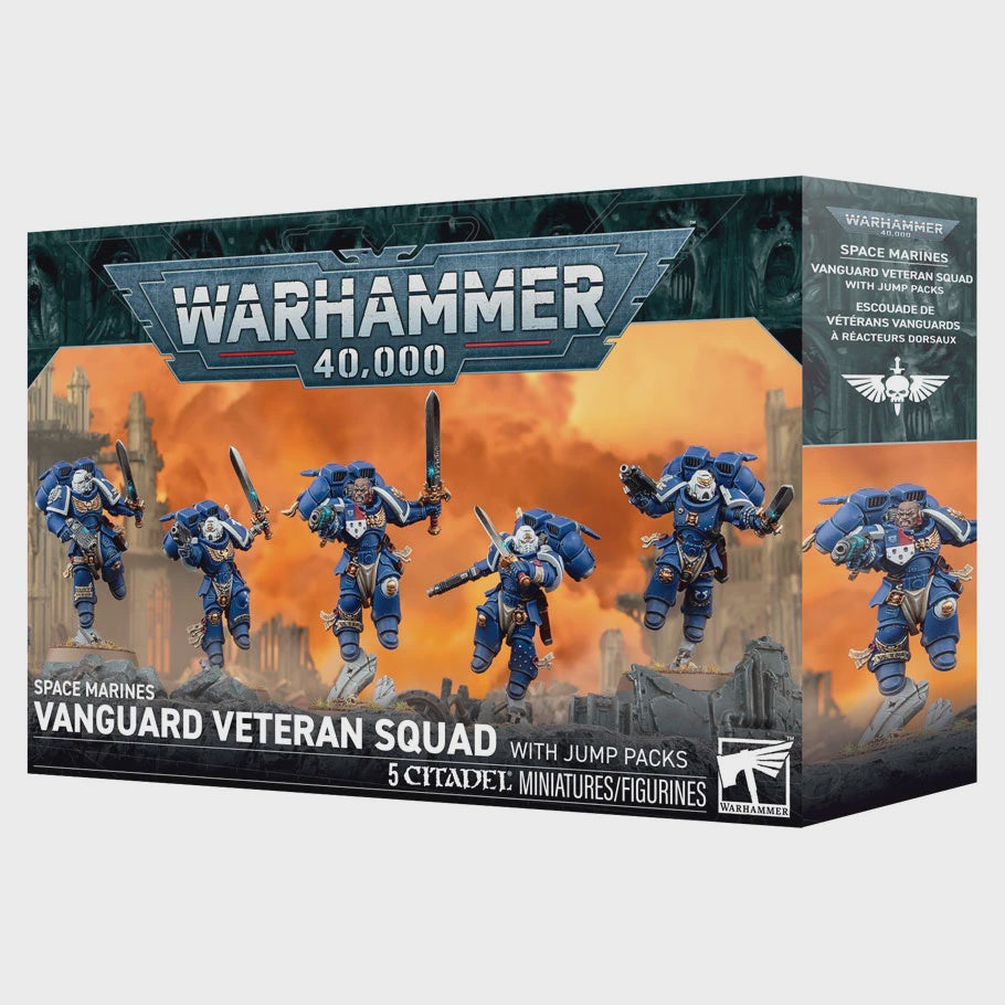 Warhammer 40K Adeptus Astartes Vanguard Veteran with Jump Packs Squad