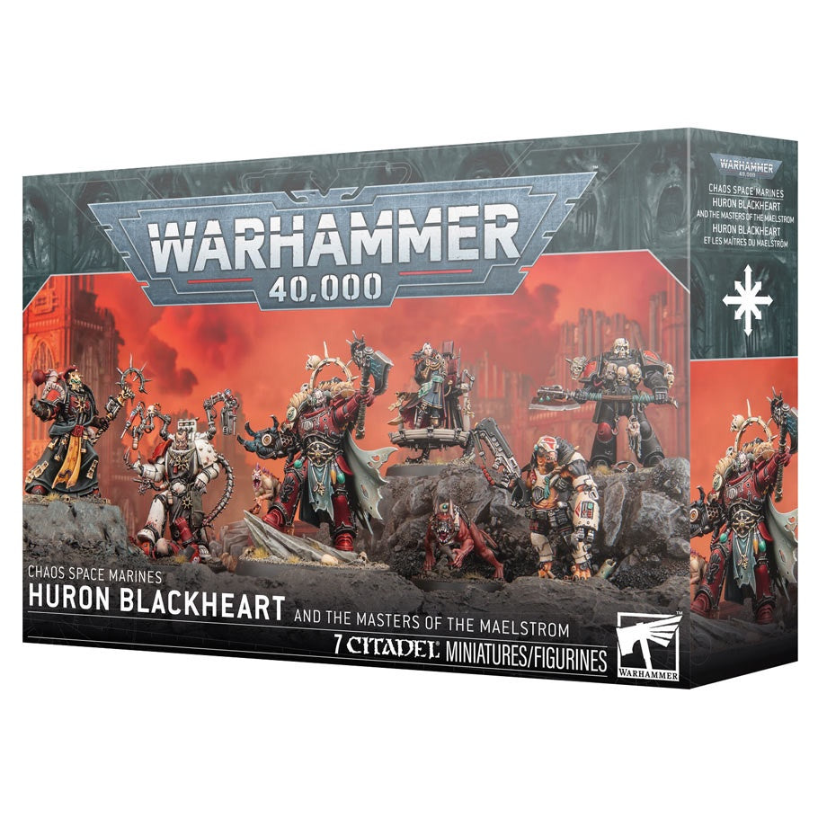 Warhammer 40K Chaos Space Marines Red Corsairs Huron Blackheart and the Masters of the Maelstrom
