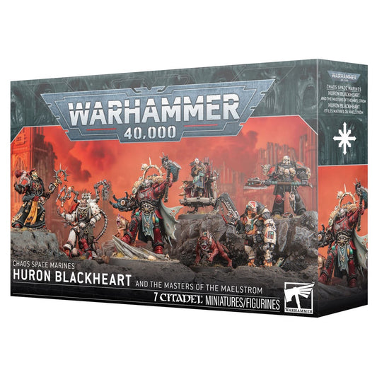 Warhammer 40K Chaos Space Marines Red Corsairs Huron Blackheart and the Masters of the Maelstrom
