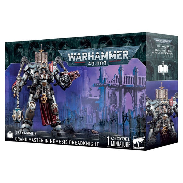 Warhammer 40K Adeptus Astartes Grey Knights Grandmaster in Nemesis Dreadknight