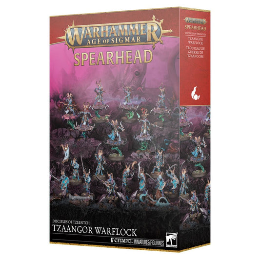 Warhammer AoS Chaos Disciples of Tzeentch Tzaangor Warflock Spearhead