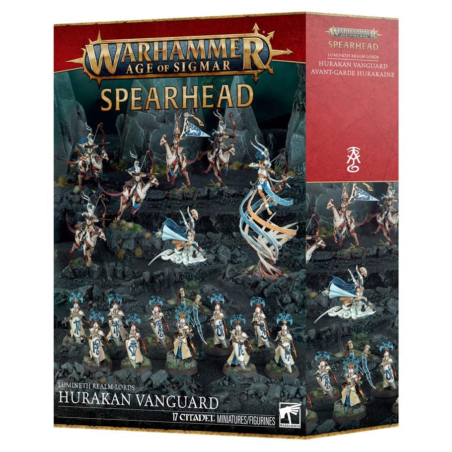 Warhammer AoS Order Lumineth Realm-Lords  Hurakan Vanguard Spearhead