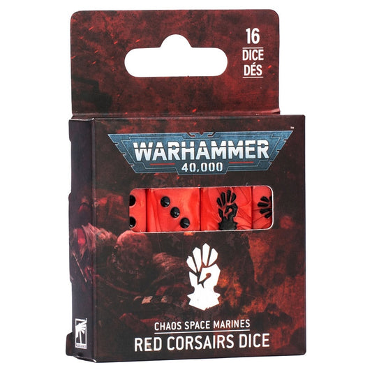 Warhammer 40K Faction Dice Chaos Space Marines Red Corsairs 10th Edition