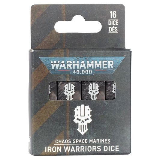 Warhammer 40K Faction Dice Chaos Space Marines Iron Warriors 10th Edition