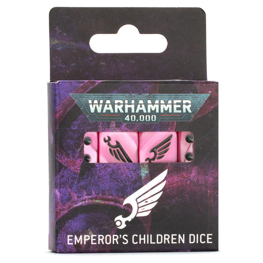 Warhammer 40K Faction Dice Chaos Space Marines Emperor's Children 10th Edition