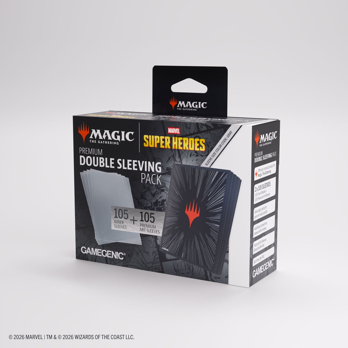 GameGen!c Magic the Gathering Marvel Super Heroes Premium Double Sleeves 105ct
