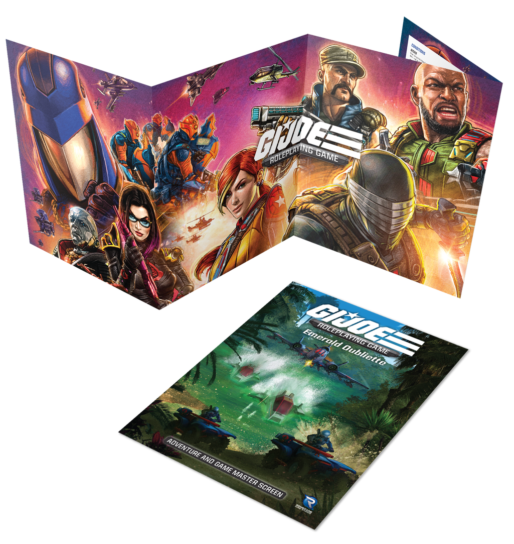 G.I. Joe RPG The Emerald Oubliette Adventure & GM Screen