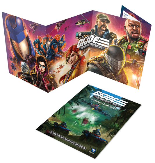 G.I. Joe RPG The Emerald Oubliette Adventure & GM Screen