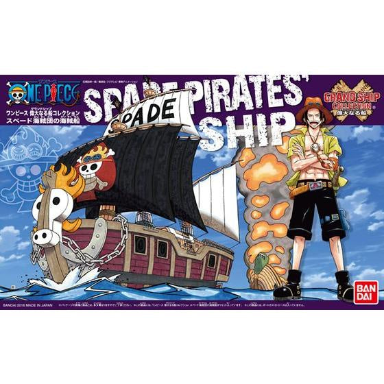One Piece Model Kit Grand Ship Collection #012  Spade's Pirate Ship