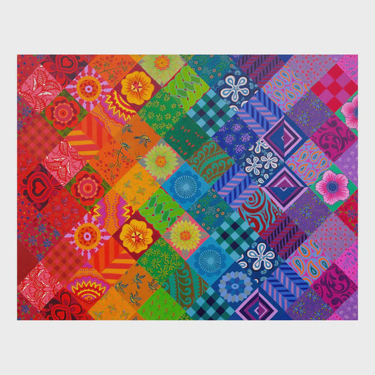 Puzzle 1000 Patchwork Rainbow