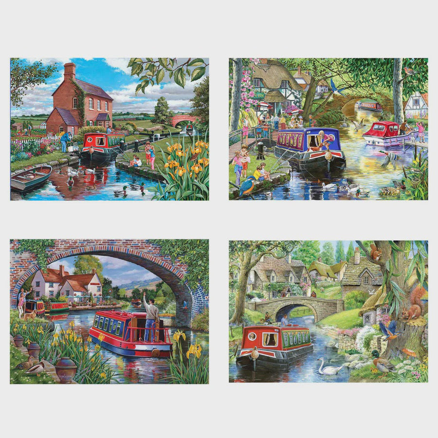 Puzzle 500 Cruising The Canals (Multi Pack 4)