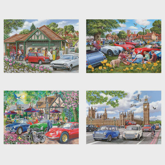 Puzzle 500 Nice Day For A Drive (Multi Pack 4)