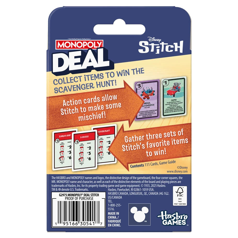 Monopoly Deal Stitch