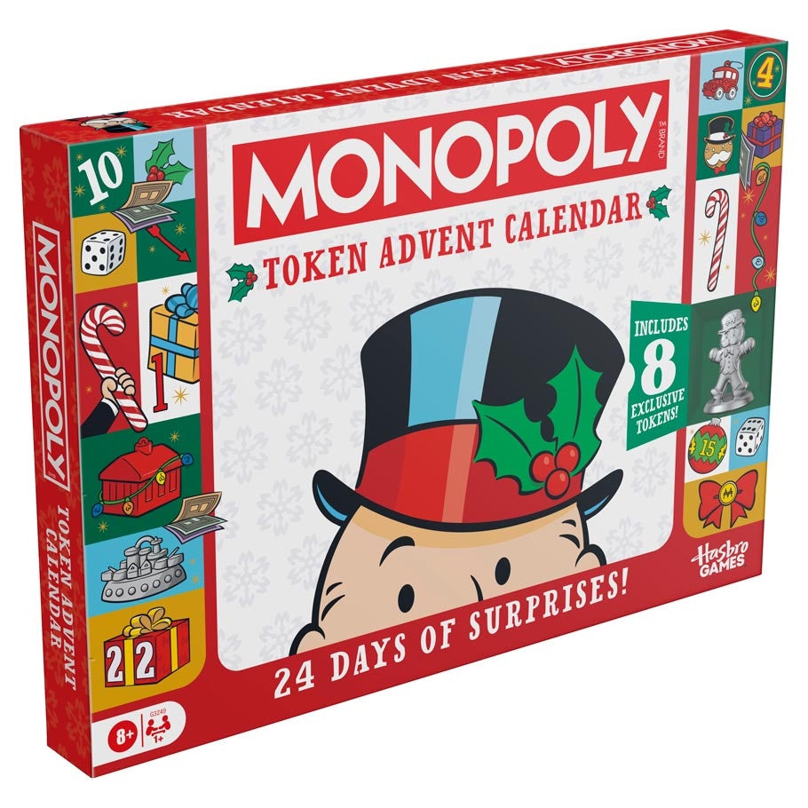 Monopoly Advent Calendar Tokens 2026
