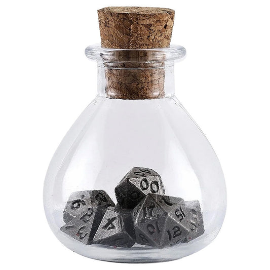 Unseelie Mini Metal Dice Set Potion Bottles
