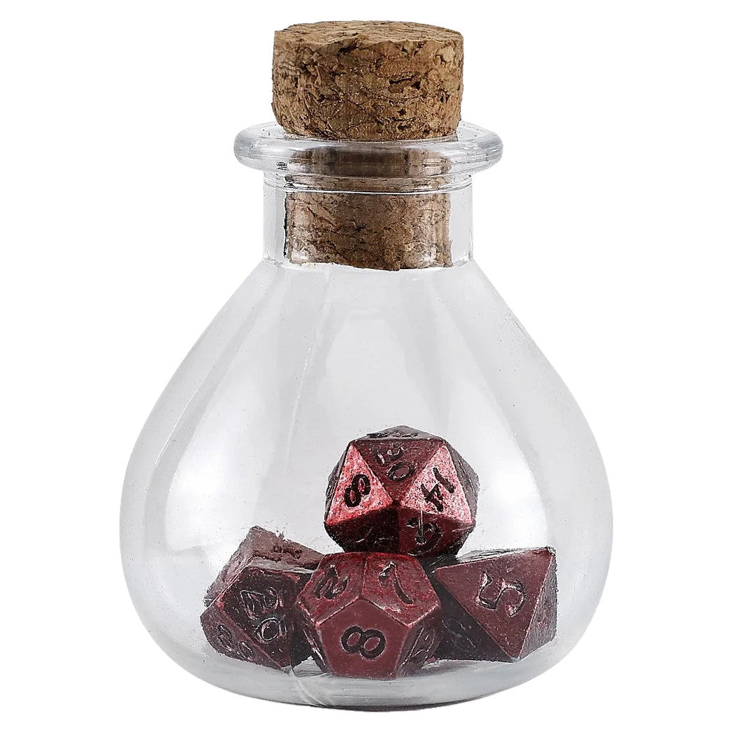 Unseelie Mini Metal Dice Set Potion Bottles