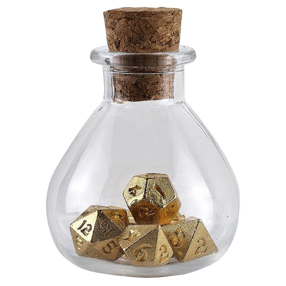 Unseelie Mini Metal Dice Set Potion Bottles