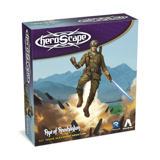 Heroscape Age of Annihilation SGT Drake Alexander Miniature