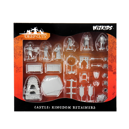 Pathfinder Battles Deep Cuts Terrain Miniatures w12 Castle Kingdom Retainers