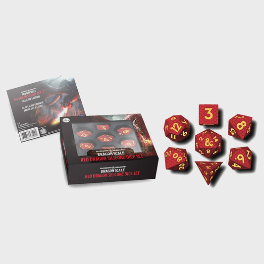 Dungeons & Dragons Dice Set Silicone Dragon Scale