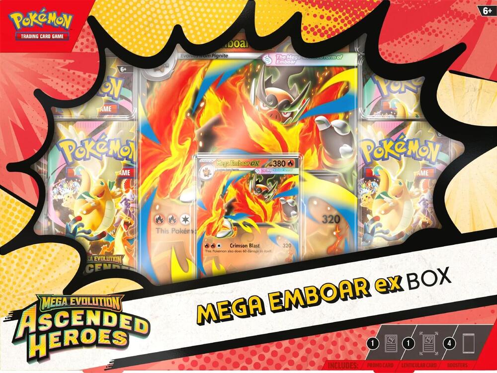 Pokémon CCG Mega Evolution 02.5 Ascended Heroes Mega Ex Box
