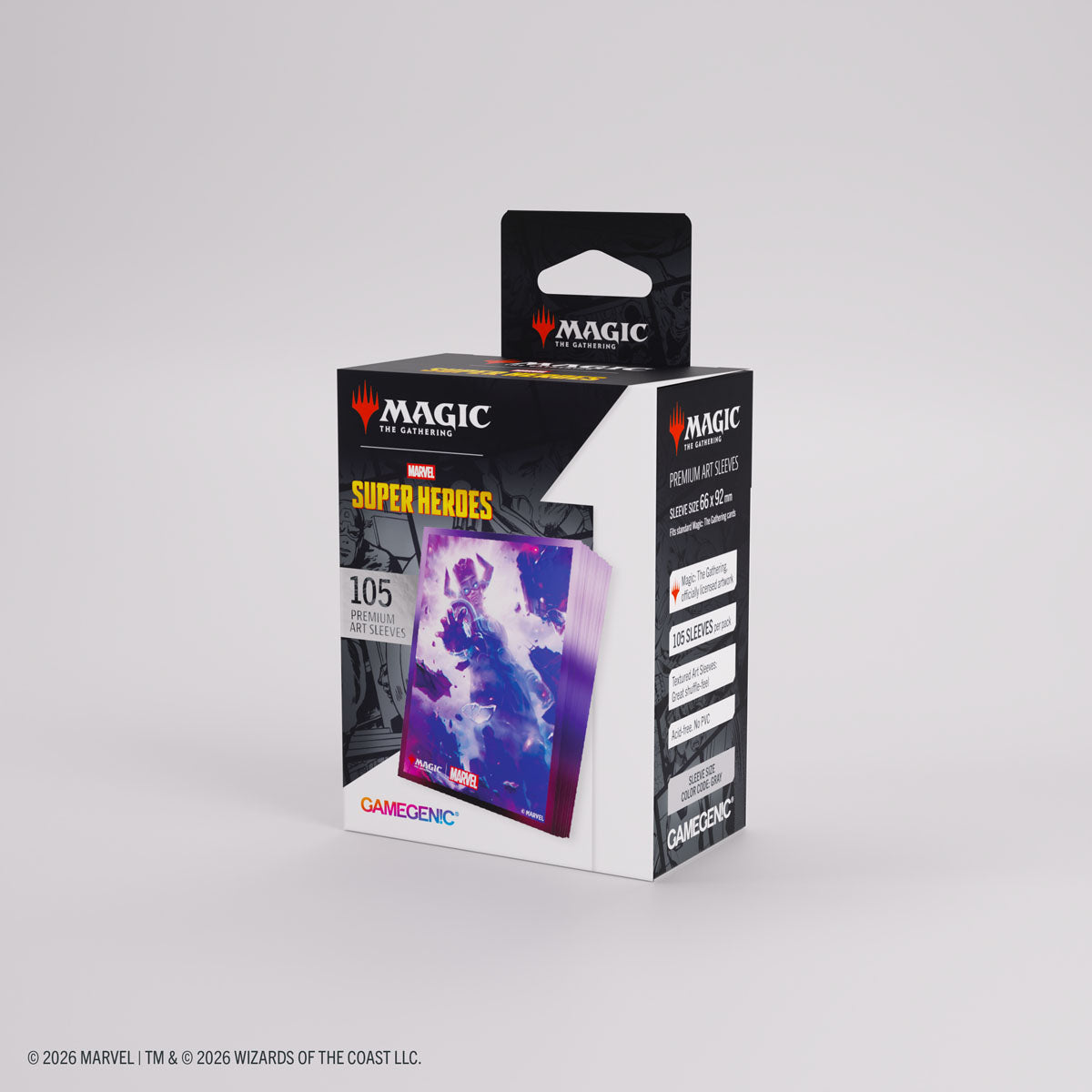 GameGen!c Magic the Gathering Marvel Super Heroes Premium Art Sleeves 105ct