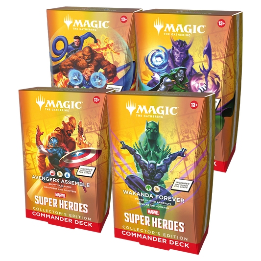 Magic the Gathering Universes Beyond Marvel Super Heroes Commander Deck Collector Edition