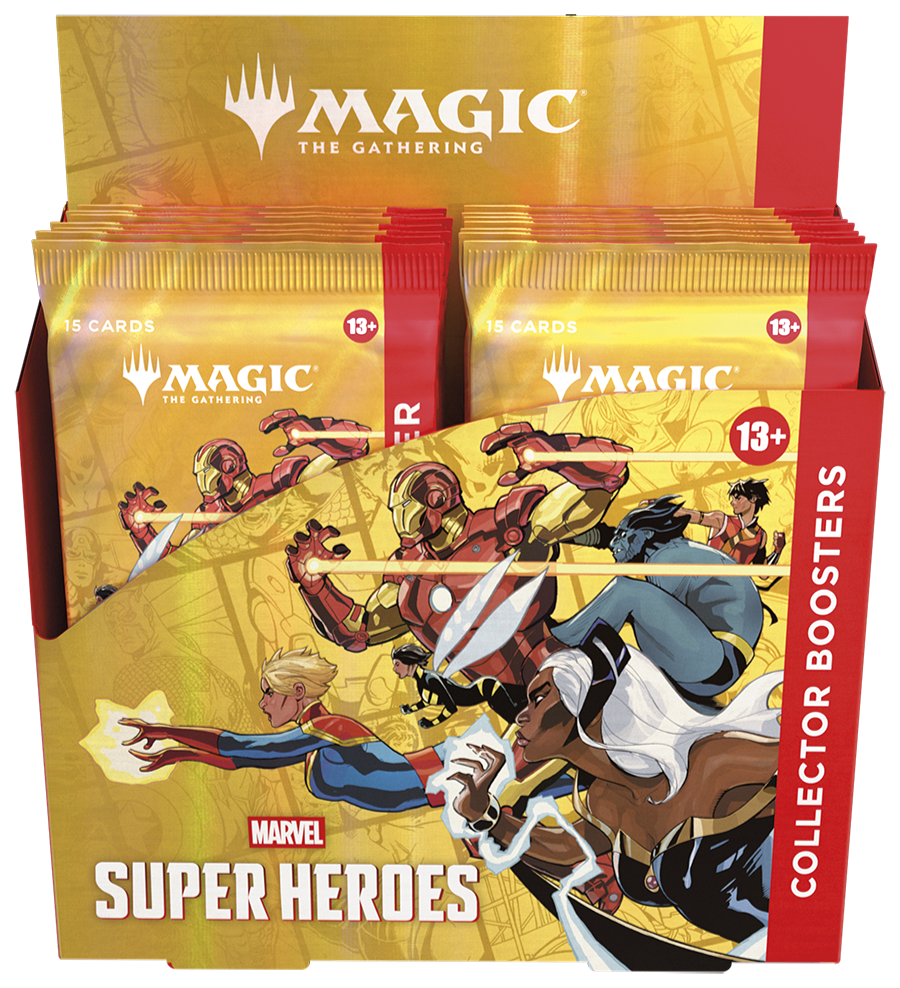 Magic the Gathering Universes Beyond Marvel Super Heroes Collector Booster Box (12)