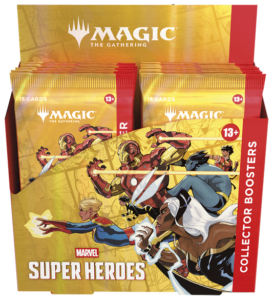 Magic the Gathering Universes Beyond Marvel Super Heroes Collector Booster Box (12)
