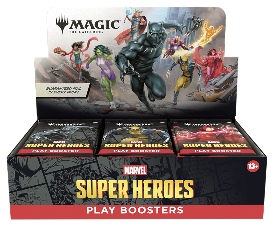 Magic the Gathering Universes Beyond Marvel Super Heroes Play Booster Box (30)