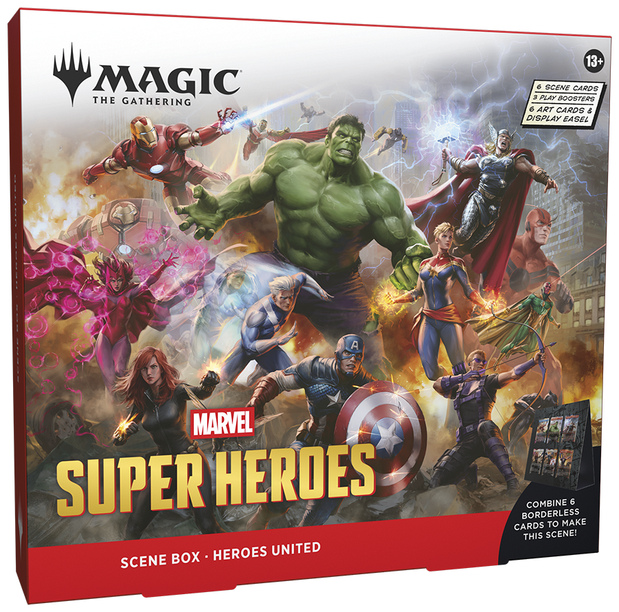 Magic the Gathering Universes Beyond Marvel Super Heroes Scene Box