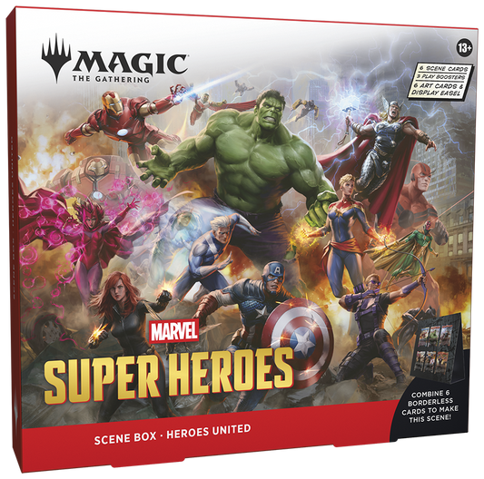 Magic the Gathering Universes Beyond Marvel Super Heroes Scene Box