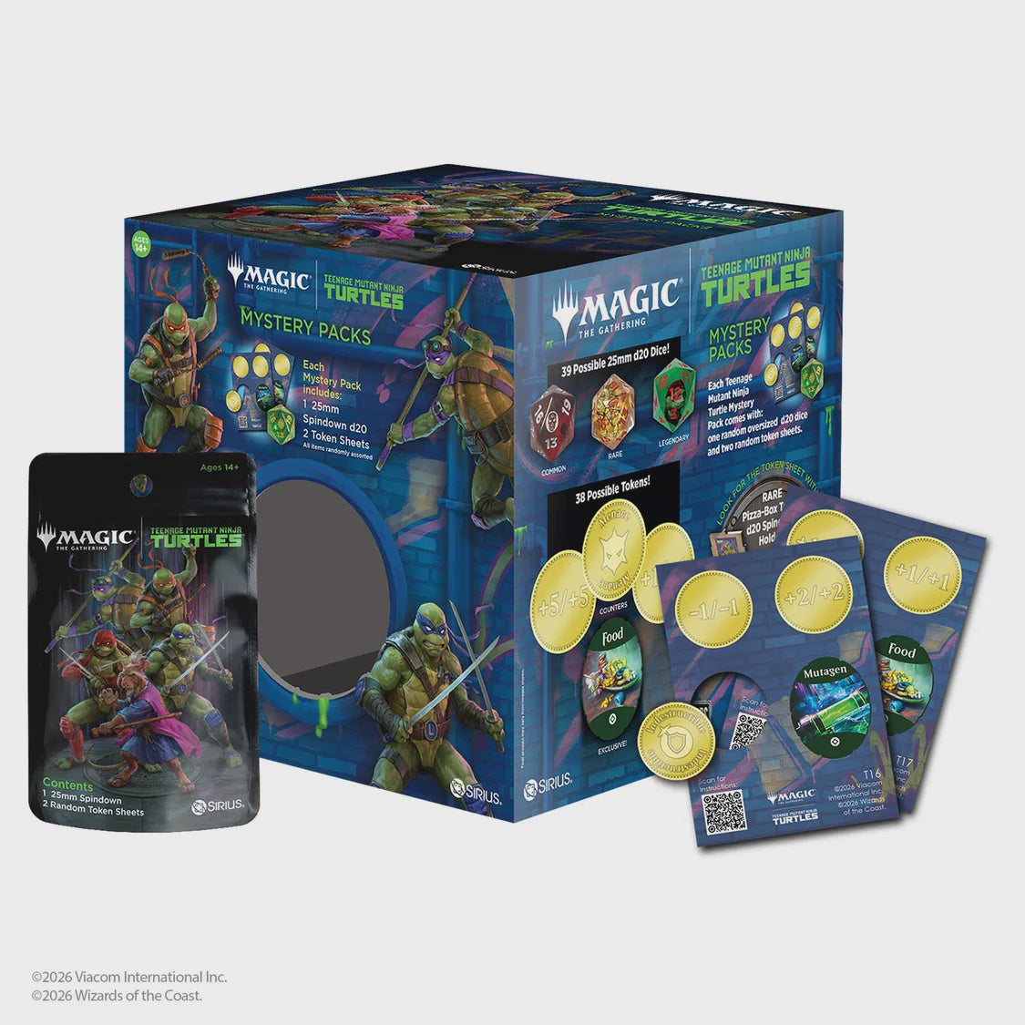 Sirius Dice Magic the Gathering Teenage Mutant Ninja Turtles  Treasure Pack