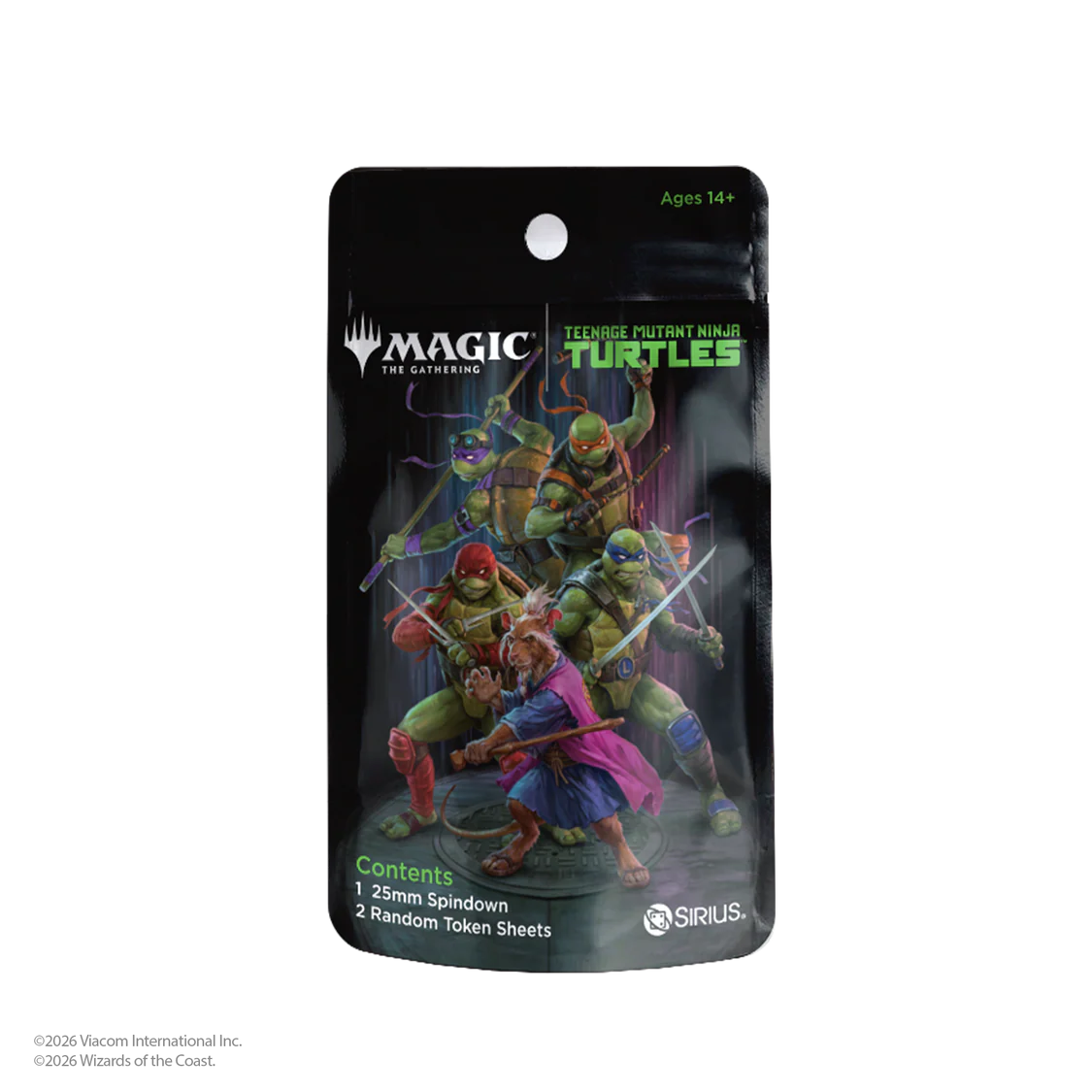 Sirius Dice Magic the Gathering Teenage Mutant Ninja Turtles  Treasure Pack