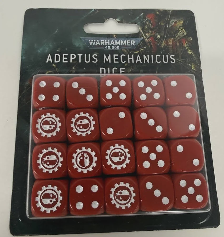 Warhammer 40K Faction Dice Adeptus Mechanicus 9th Edition