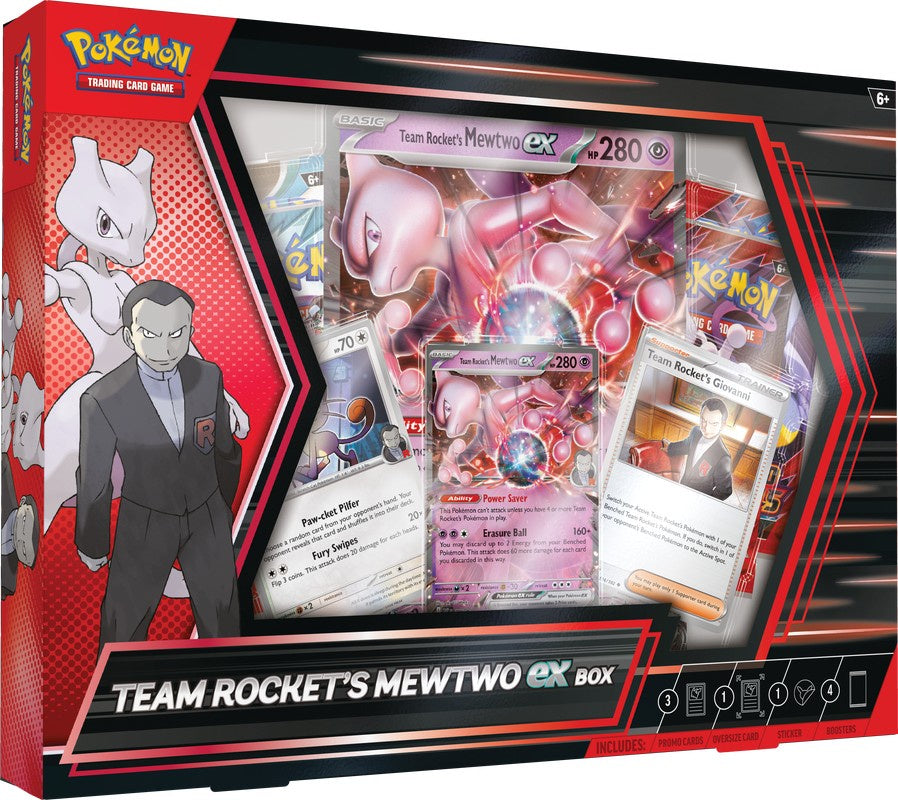 Pokémon Team Rocket's Mewtwo ex Box