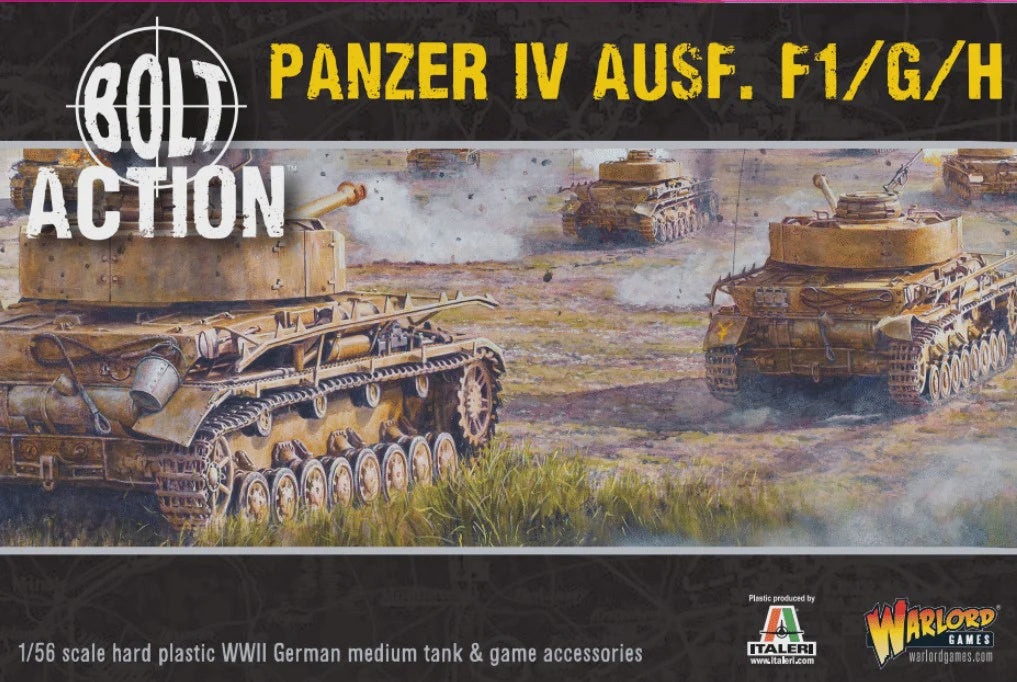 Bolt Action German Panzer IV (Options Ausf.  F1/G/H Variants)