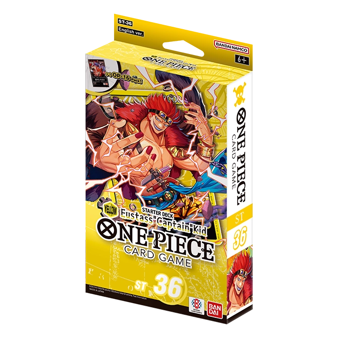 One Piece Card Game SD Yellow Eustass"Captain"Kid (ST-36)