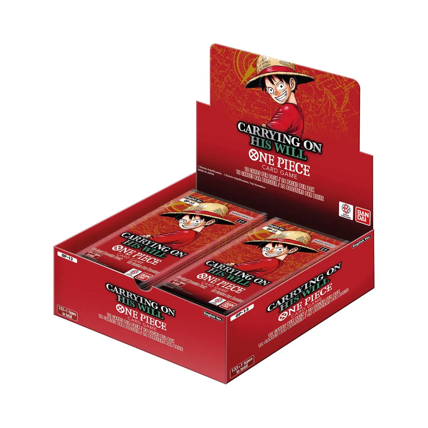 one piece booster box 1 One Piece Card Game Carrying On His Will (OP-13) Booster Box (24) – Shall We Play? The Games and More Store