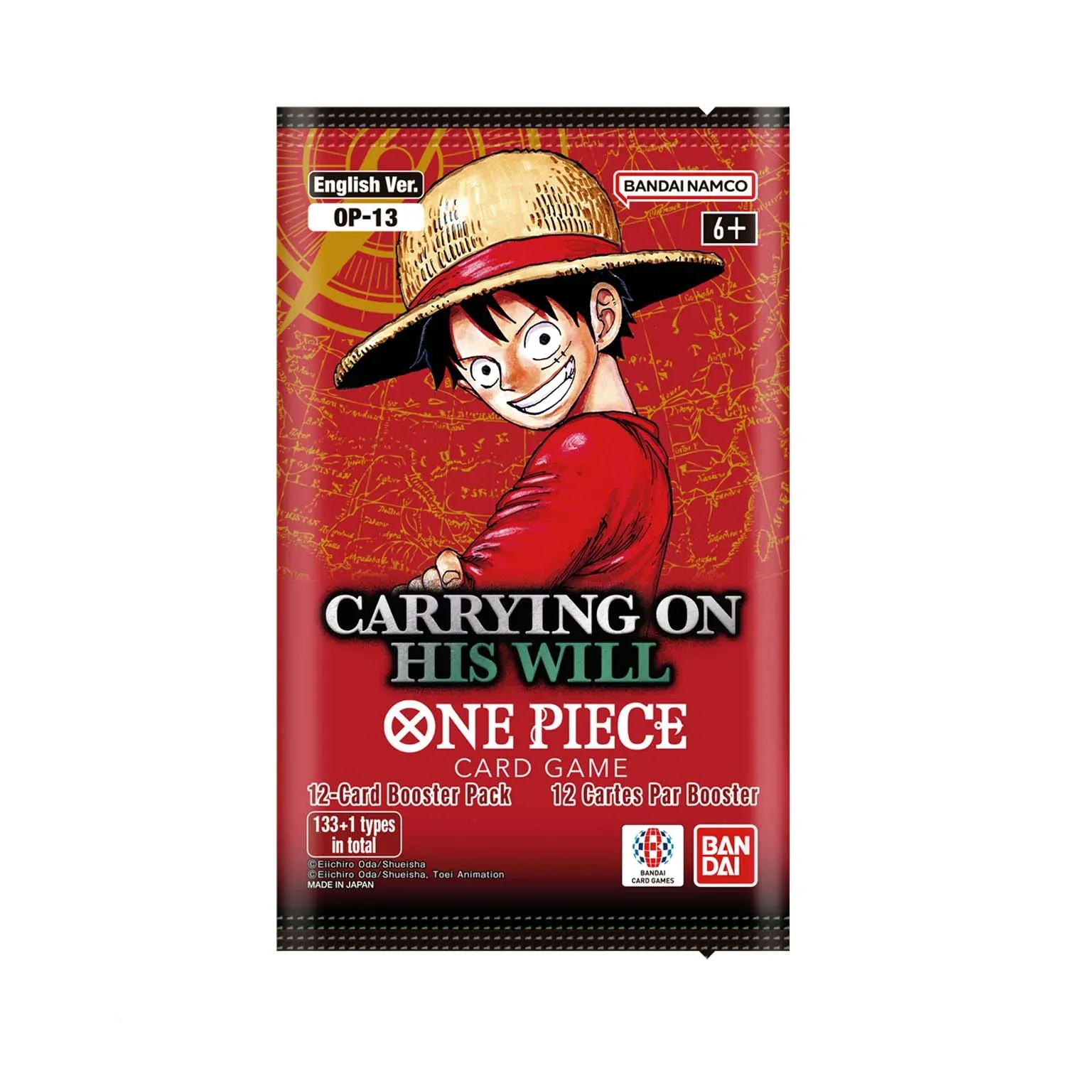 One Piece Card Game Carrying On His Will (OP-13) Booster