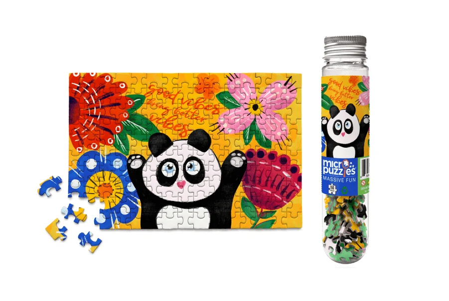 MicroPuzzles Puzzle Panda Good Vibes