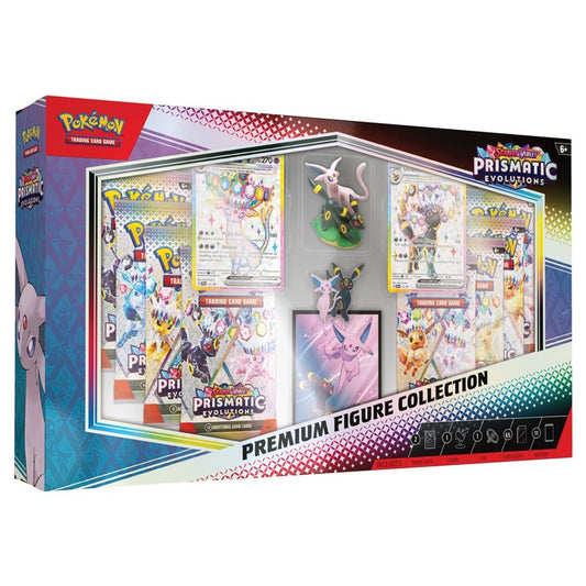 Pokémon CCG Scarlet & Violet Prismatic Evolutions Premium Figure Collection