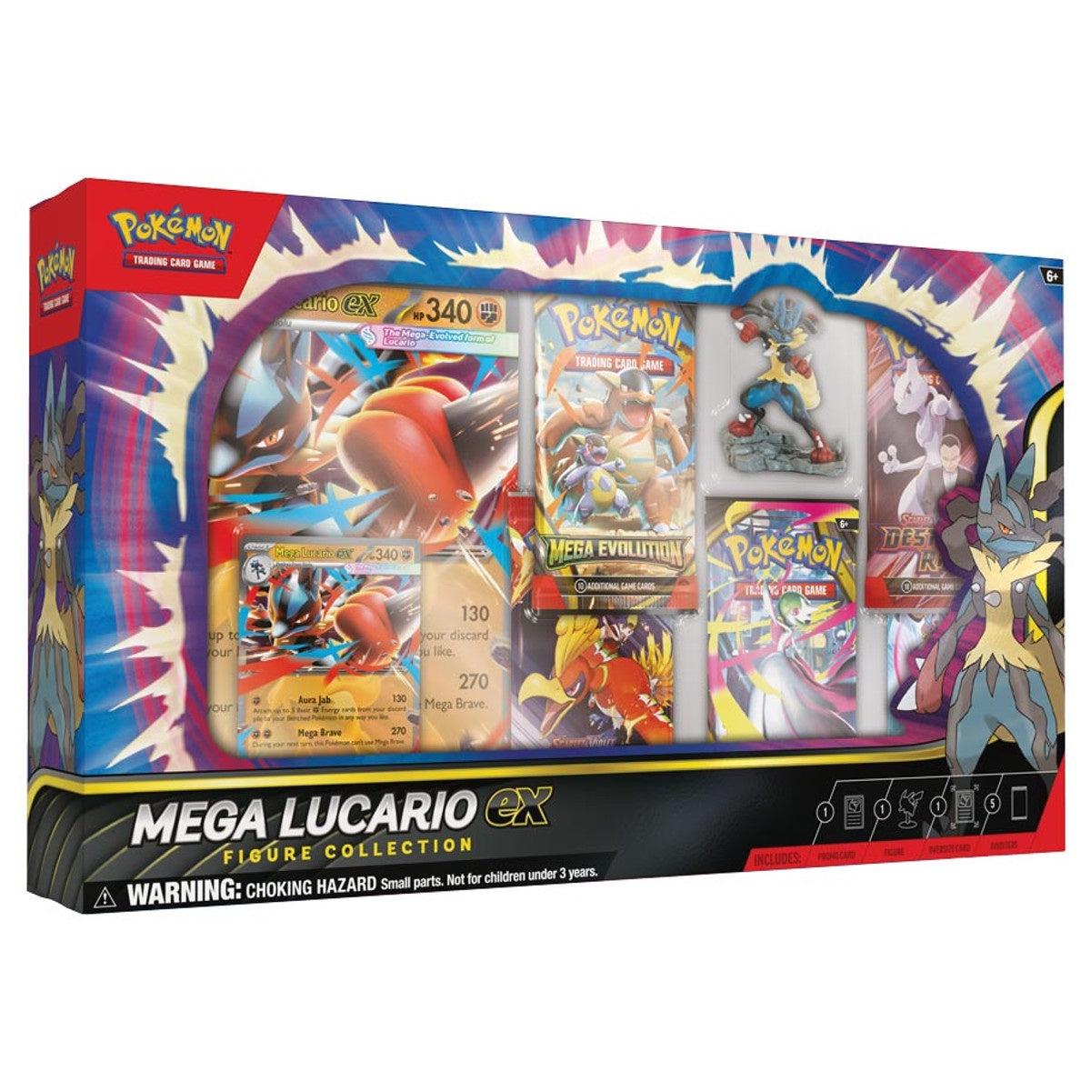 Pokémon CCG Mega Lucario ex Figure Collection
