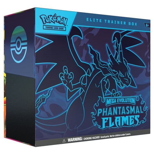 Pokémon CCG Mega Evolution 02 Phantasmal Flames Elite Trainer Box
