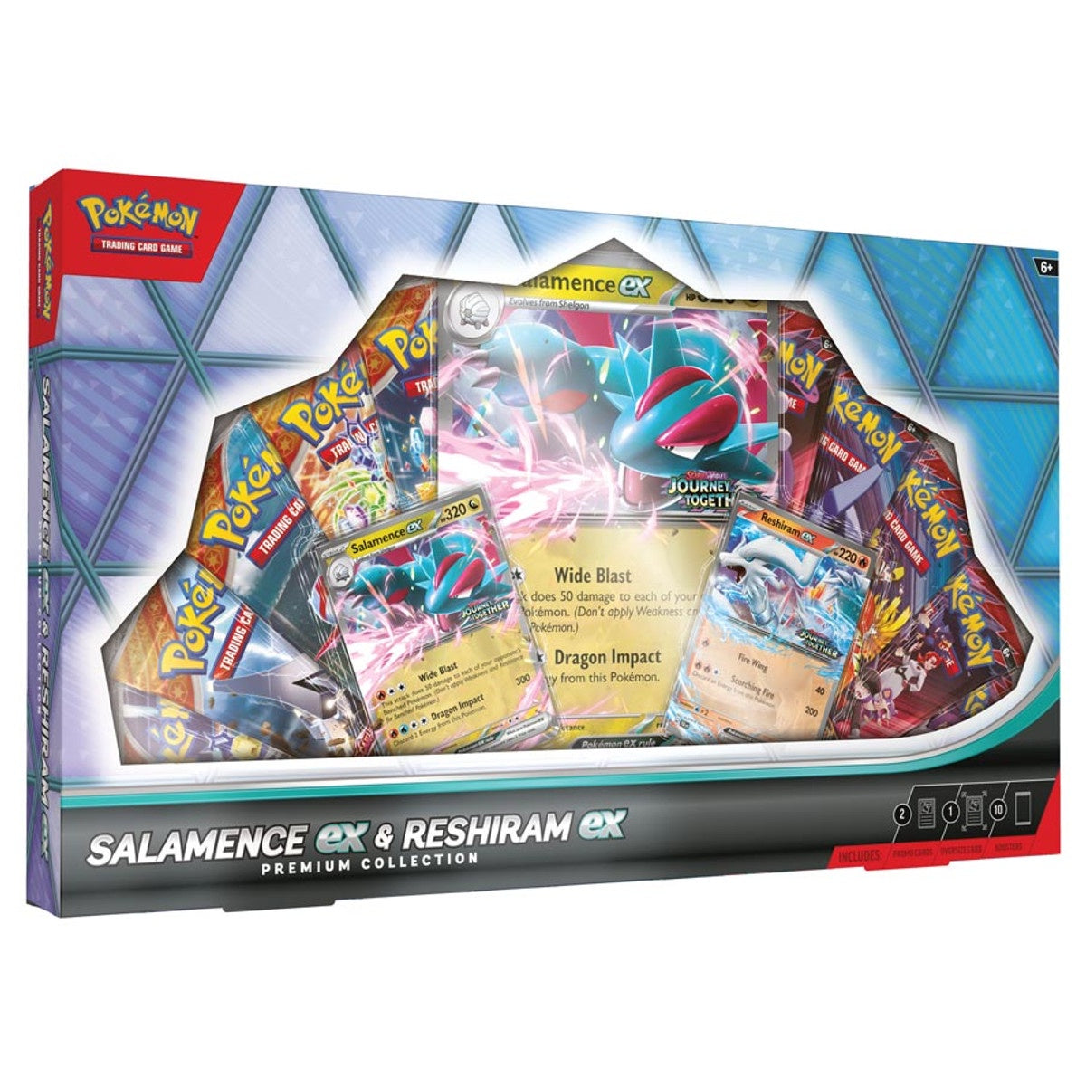 Pokémon CCG Salamence ex & Reshiram ex Premium Collection
