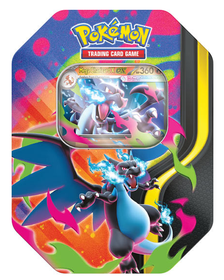 Pokémon CCG Mega Evolution Mega Charizard Tin