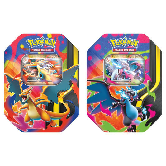 Pokémon CCG Mega Evolution Mega Charizard Tin