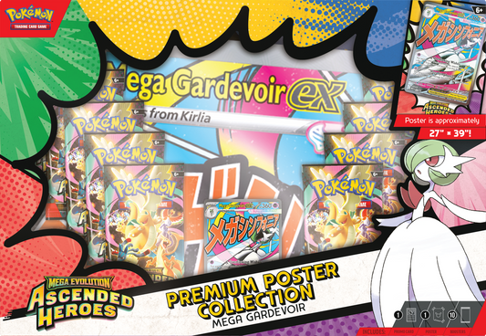 Pokémon CCG Mega Evolution 02.5 Ascended Heroes Premium Poster Collection