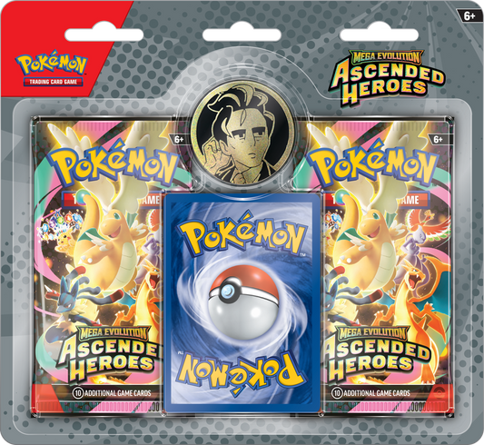 Pokémon CCG Mega Evolution 02.5 Ascended Heroes 2 Pack Blister Erika/Larry